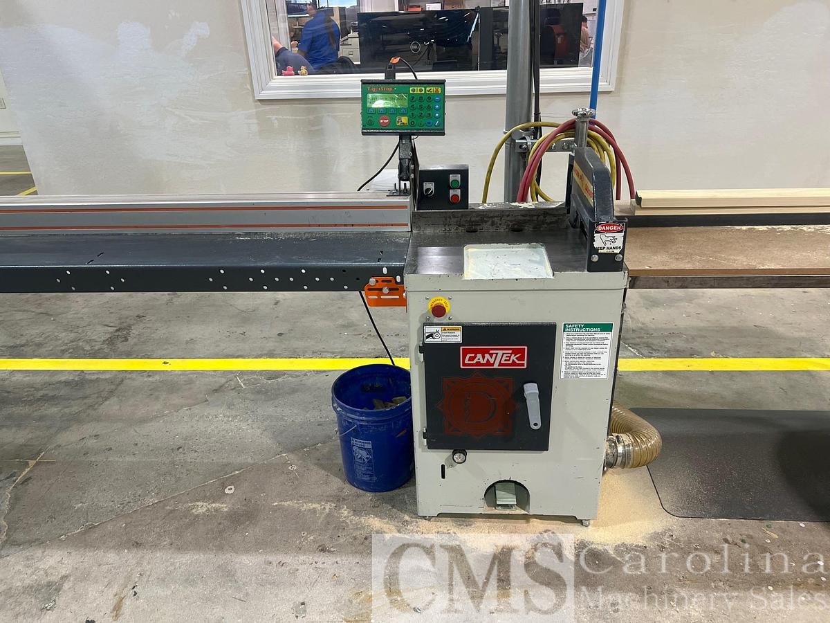 Used Cantek Upcut Saw with Tigerstop
