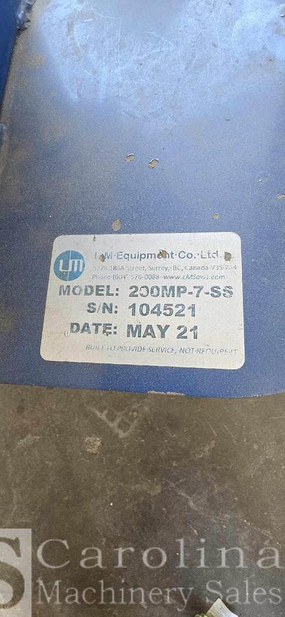 Used LM Portable Yard Package Saw