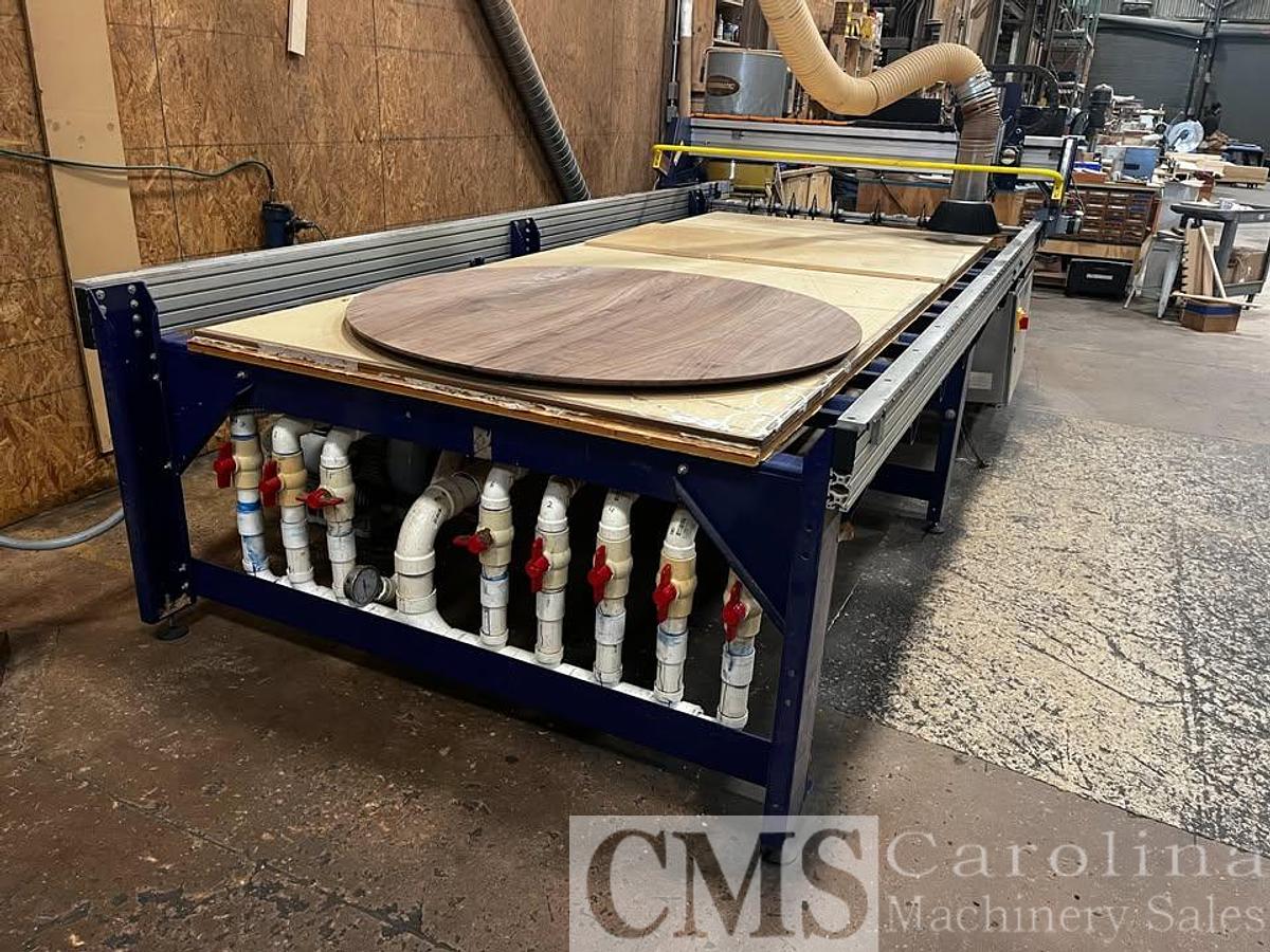 Used 2010 010 PRS Alpha Shopbot CNC Router Automatic tool changer for 12 tools Large 5x12 machine bed Does not include vacuum motor PRS Alpha CNC Router Automatic tool changer for 12 tools Large 5x12 machine bed Does not include vacuum motor