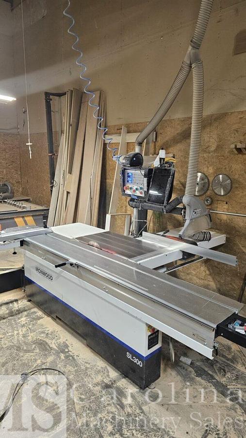 Used 2023 Ironwood SL300 Sliding Table Saw, 2023 – Full Length Bridge Clamp