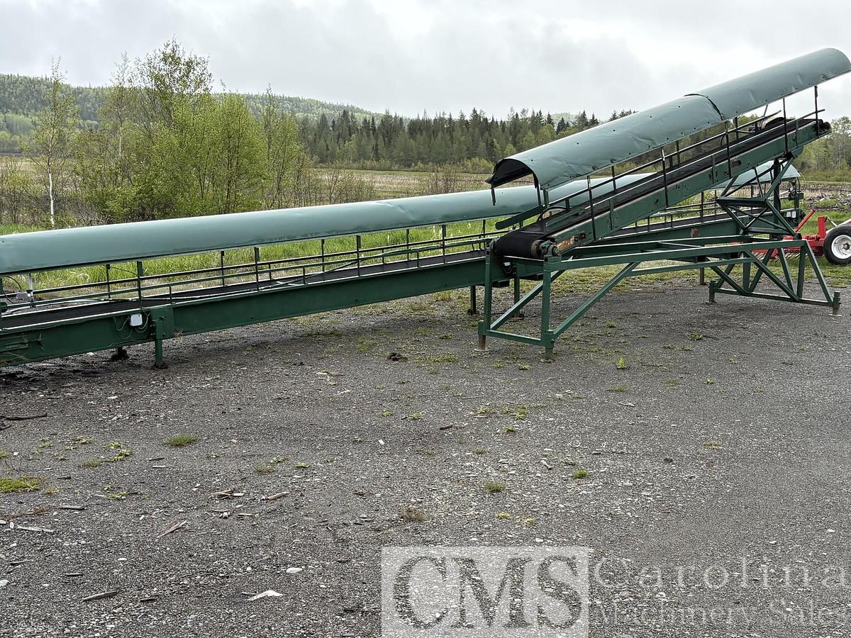 Used Verville VP300 Shaving Baggers with Bin & Conveyor