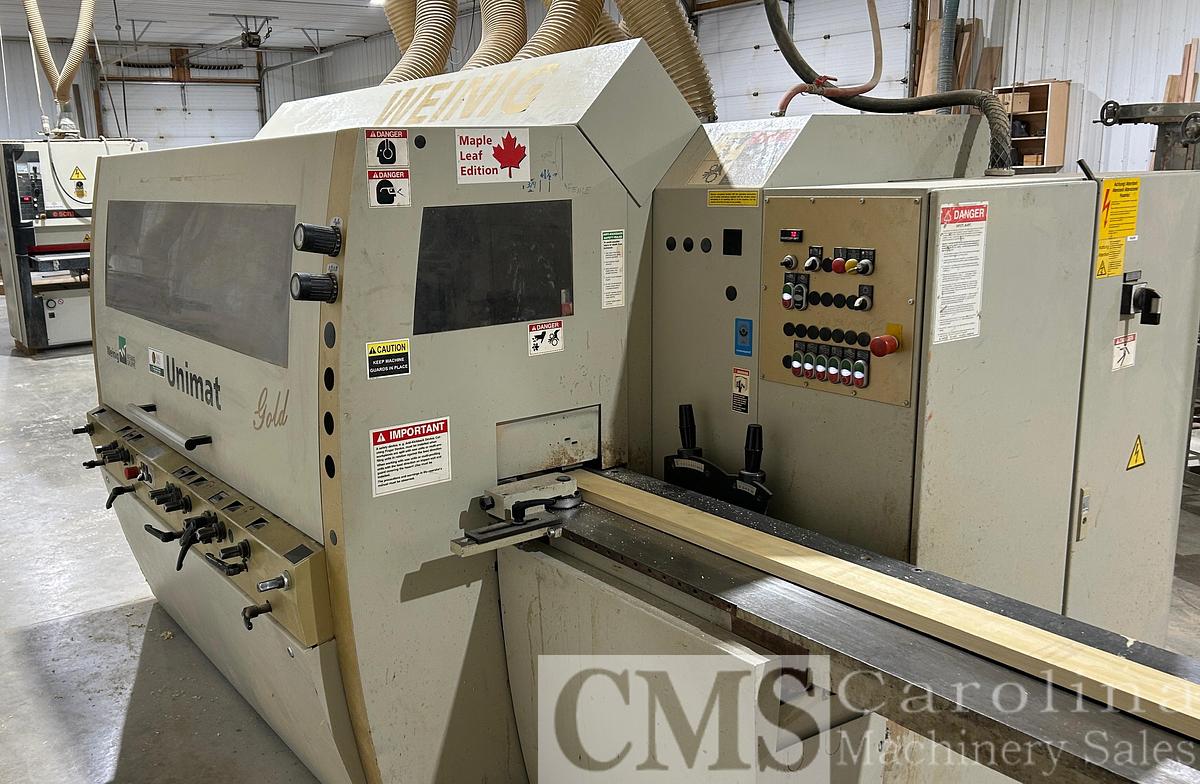 Used 2006 Weinig Unimat Gold 6-Head Moulder