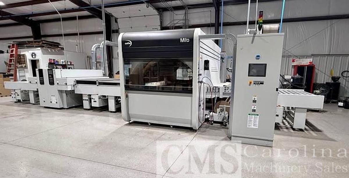 Used Cefla Mito Sprayer Finishing Line with UV Ovens