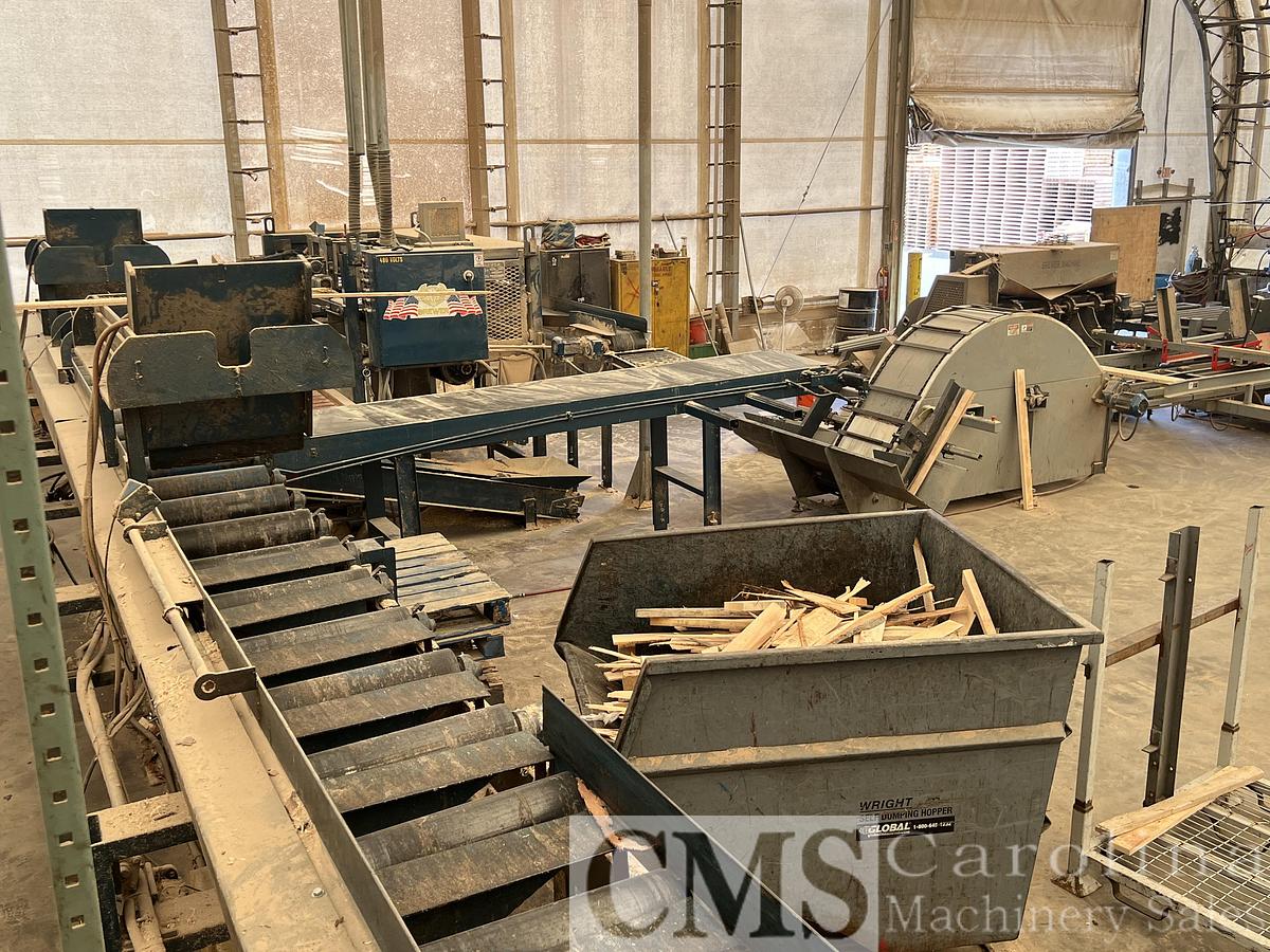 Used Brewer Complete Scragg Mill & Pallet Cut Stock Line