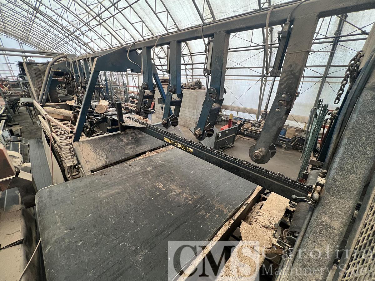 Used Brewer Complete Scragg Mill & Pallet Cut Stock Line