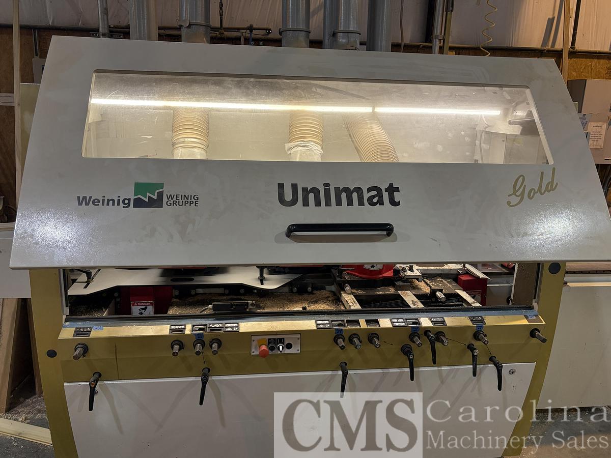 Used 2006 Weinig Unimat Gold 6-Head Moulder