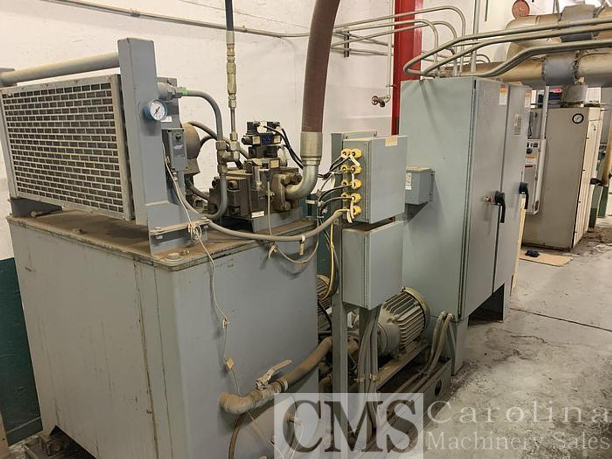 Used BERTHELSEN 5' x 10' 2-PLY HOT SHUTTLE PRESS