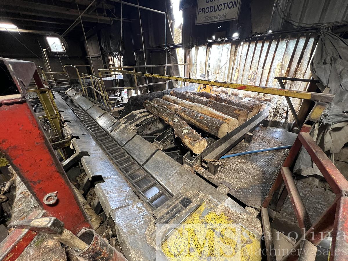 Used Complete Shaving Mill Operation with Land, Drying & Bagging Line Newman, BMM, MEC, Webb, Rethceif, CAT