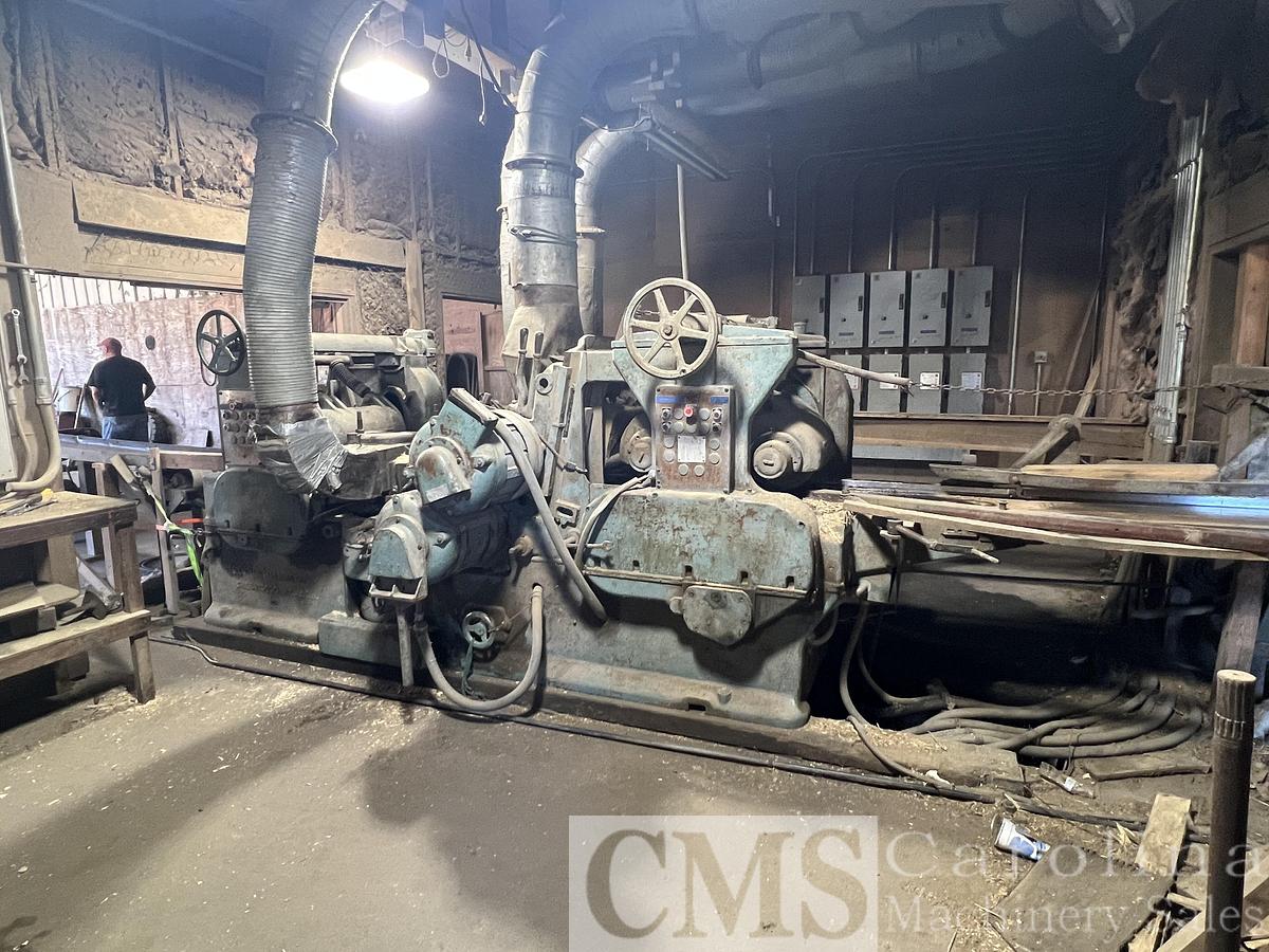 Used Newman M712 4-Sided Planer Mill with Infeed Deck