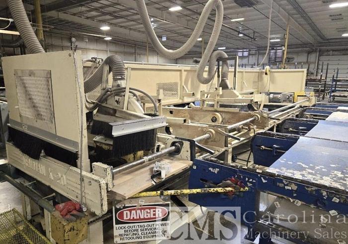 Used Newman K-20 Trim Saw w/ Infeed & Outfeed