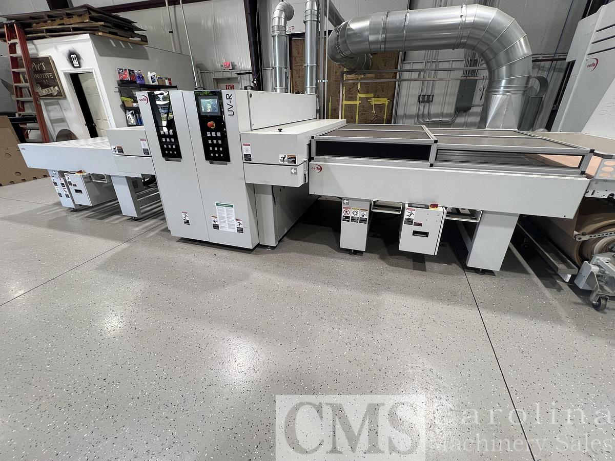 Used Cefla Mito Sprayer Finishing Line with UV Ovens
