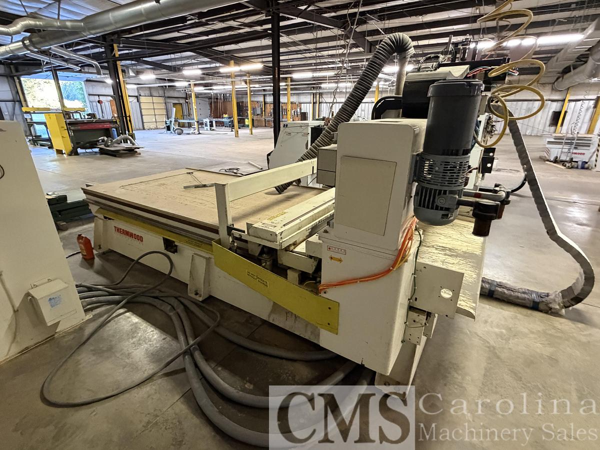 Used 2002 Thermwood Model C53 CNC Router with Roller Hold Down