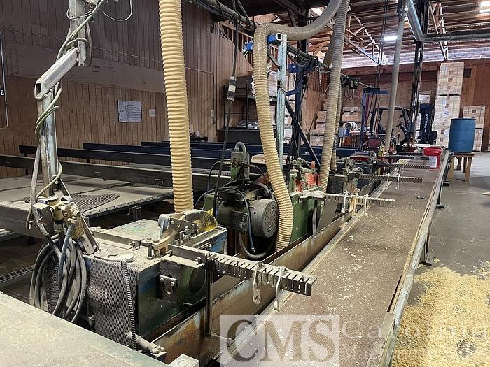 Used 2015 Mereen Johnson 3300-DCS-J Cut Line Short Block Rip Saw