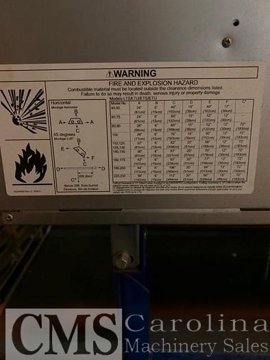 Used Space Ray LTU109-30-N5 100,000 BTU Radiant Heaters