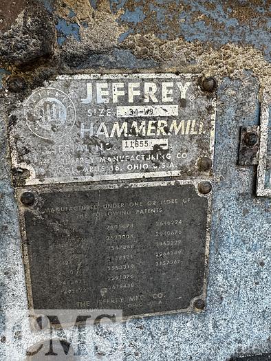 Used Jeffrey 34WB Hammermill