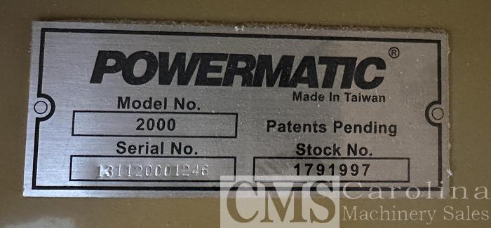 Used Powermatic Model 2000 Table Saw