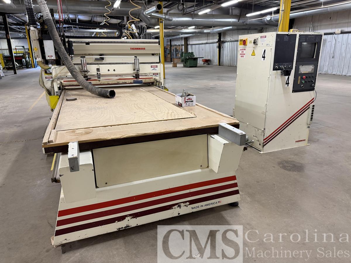 Used 2005 Thermwood Model C53 CNC Router with Roller Hold Down