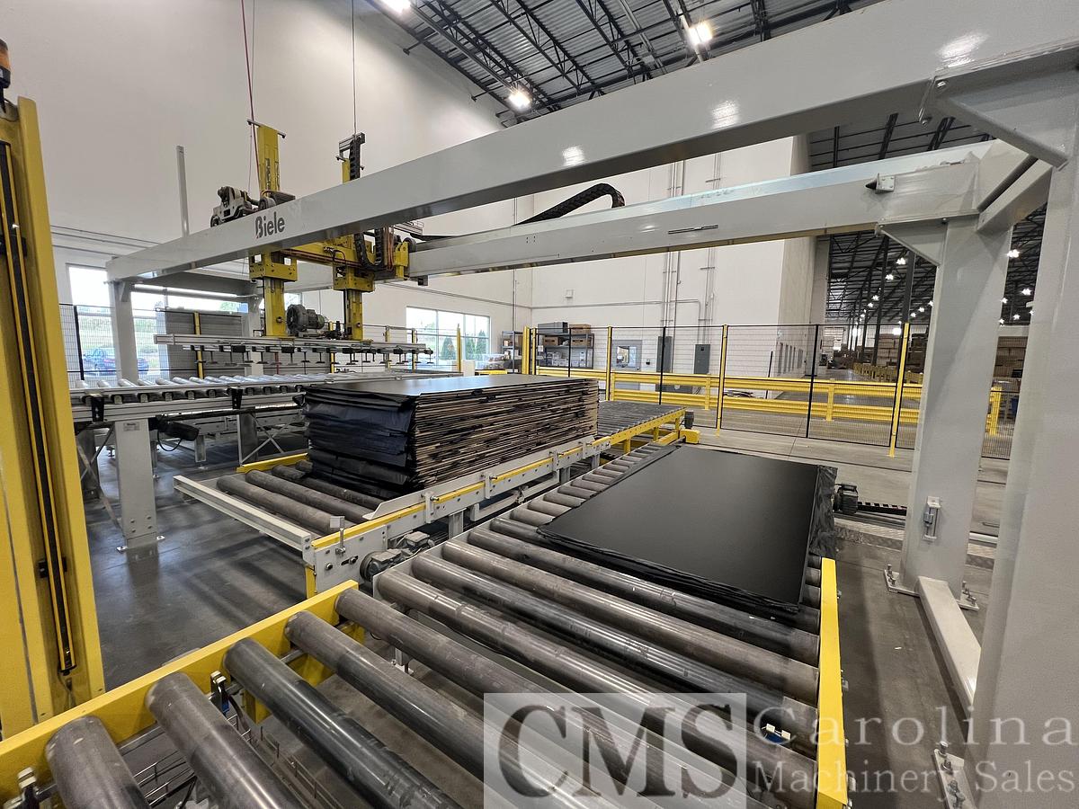 Used 2020 Barberan Top & Bottom Laminating Line with Biele Automatic Infeed/Outfeed System
