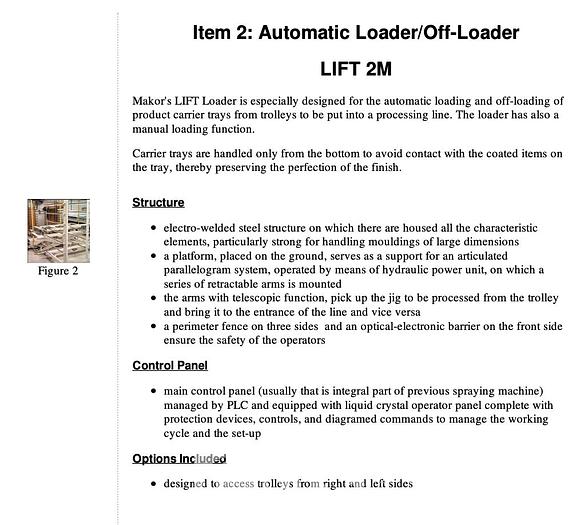 Used 2017 Makor Start One M Sprayer with Loading & Unloading