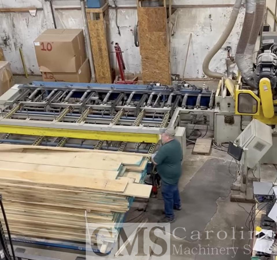 Used 2004 Progressive Systems Optimizing Rip Saw with ValueRip Infeed/Outfeed