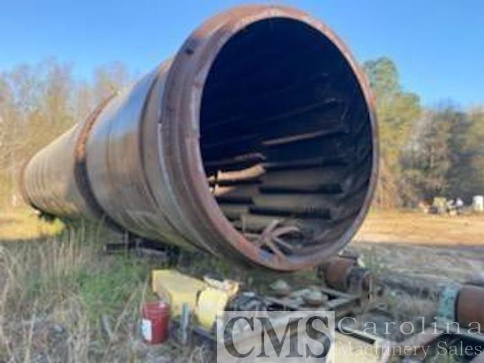 Used Unknown 12x70 Single Pass Drum Rotary Drum Dryer with Gas Burner