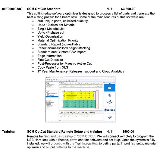 Used 2022 Gabbiani G2 Panel Saw
