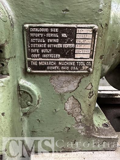 Used 1948 Monarch 16" Lathe