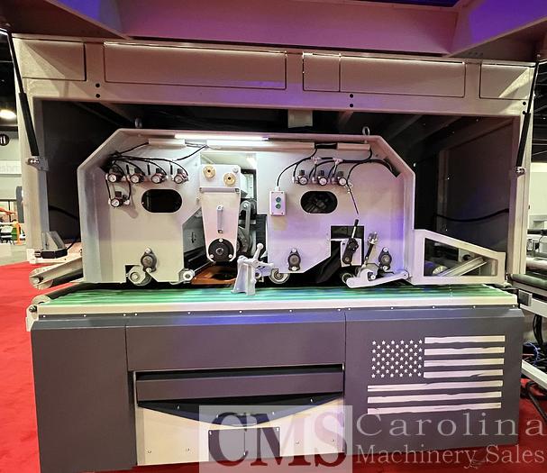 Used Woodtech Optimizing Gang Rip Saw with Infeed