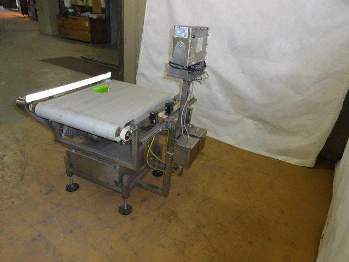 Used Vande Berg In-Motion Case Scale Conveyor w/Weigh Tronix Scale; Md#WI-127