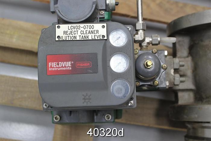 Used Fisher V150 6" Vee Ball Control Valve #40320