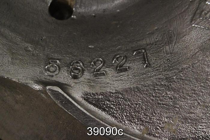 Used Goulds 3175 10x12x22 Pump Impeller, 4-Vane, No. 56227 #39090