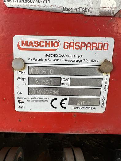 Used 14' Maschio UFO 400 High Speed Disk