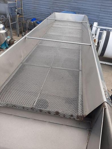 Used Screen, 2' X 7', Deamco, Vibratory, S/st, Eccentric, Food Gr #S733894