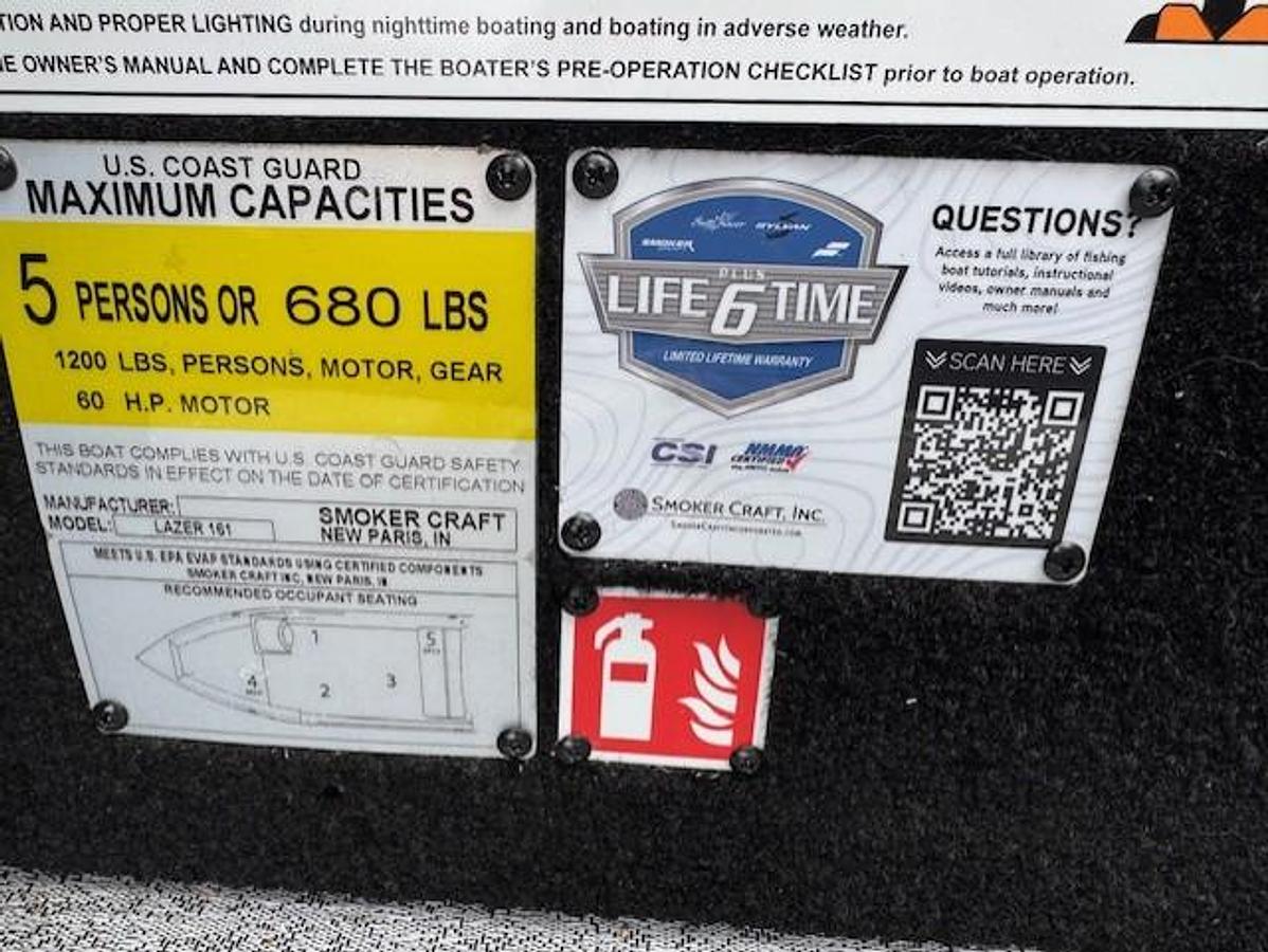 2026 Smoker Craft Lazer 161