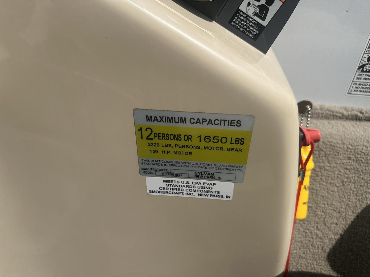 Used 2019 SYLVAN 8522 PARTY FISH