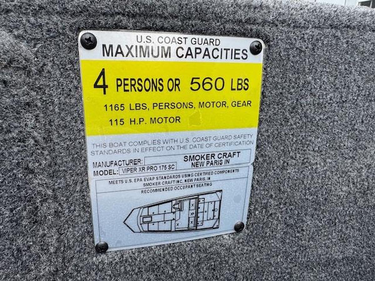 Used 2026 Smoker Craft Viper 175 Pro