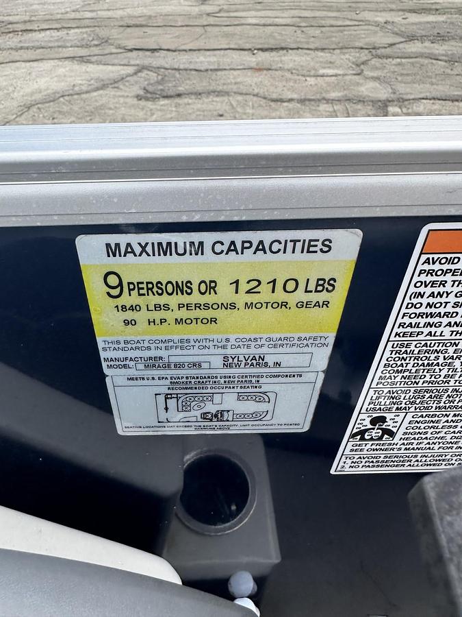 Used 2020 Sylvan 820 Cruise