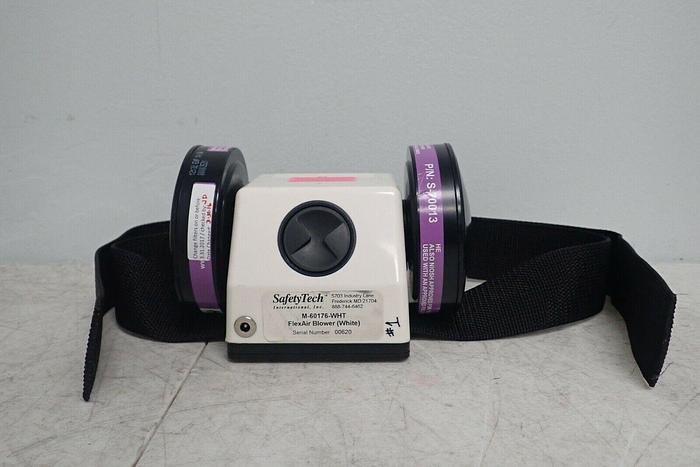 Used SafetyTech M-60176-WHT FlexAir Blower with Filters, Belt, Charger, Tube, Hood