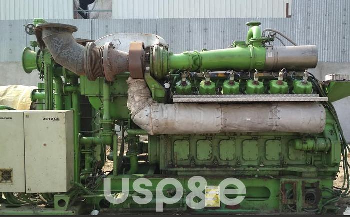 1 MW 2002 New Jenbacher JMS 320GS SL Natural Gas Generator