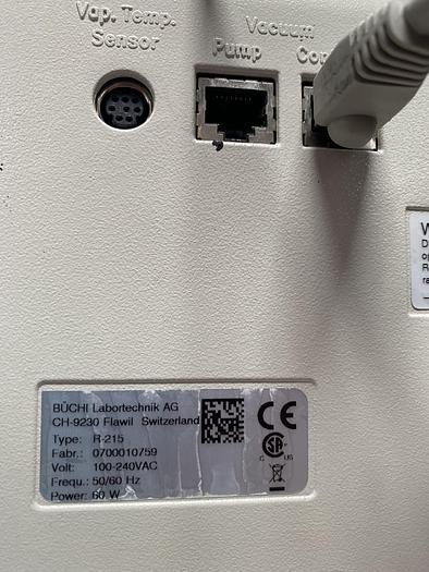 Used Buchi R-215 Rotavapor System w/ V-850 Vacuum Controller & B-491 Heating Bath