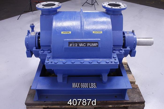 Refurbished Bingham 6G-L Vacuum Pump, Stainless Steel, Rebuilt Storeroom Spare, 2000 CFM #40787