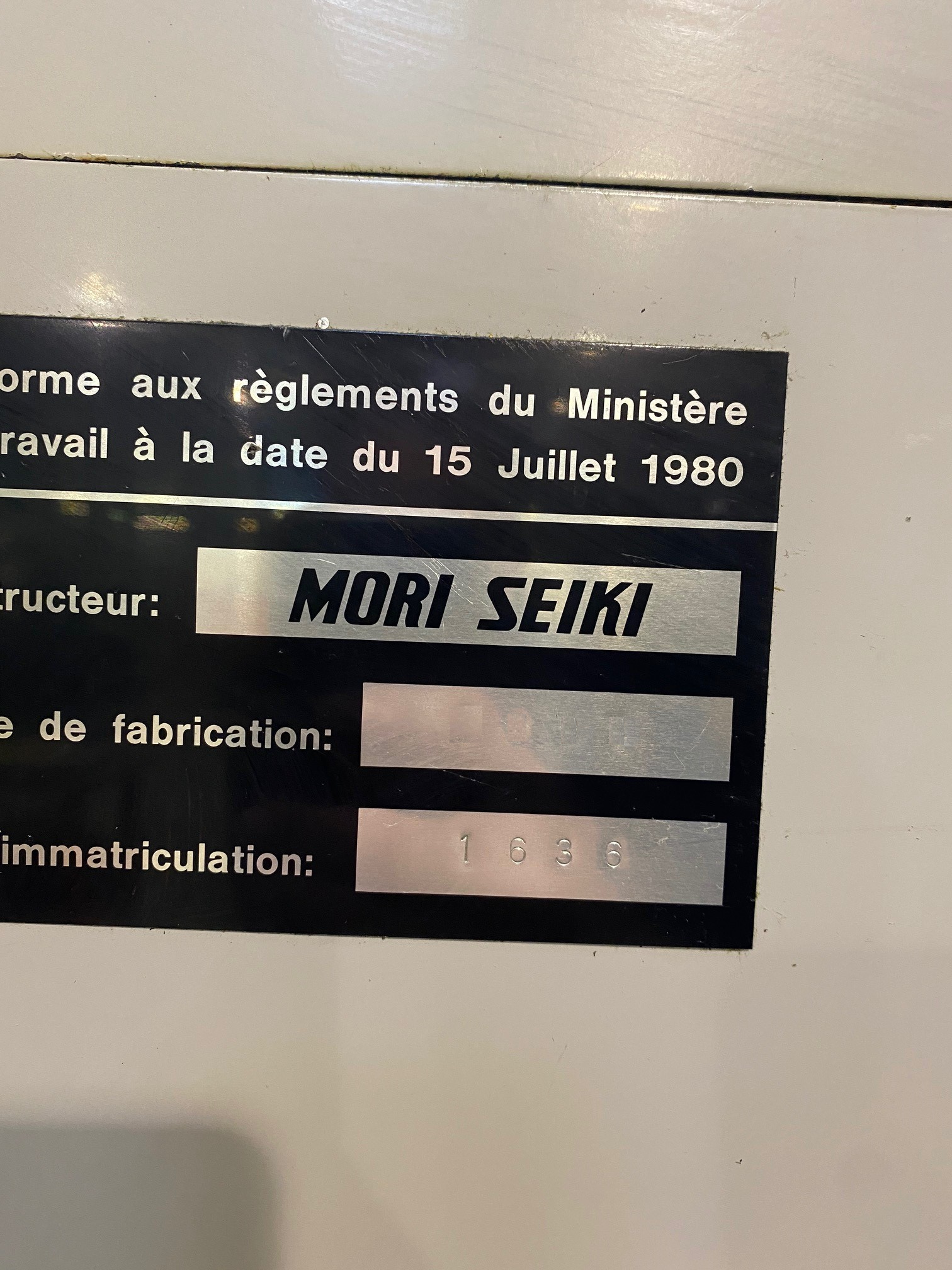 Used MORI SEIKI SL 15 - 1993