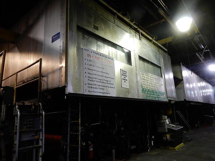 Used 130” (120” TRIM) BELOIT FOURDRINIER PAPER MACHINE 1000 FPM (PM #2)