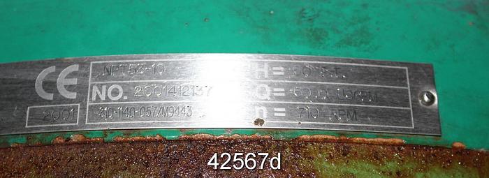 Used Sulzer NPT 53-10 10x10x21 Vortex Pump #42567