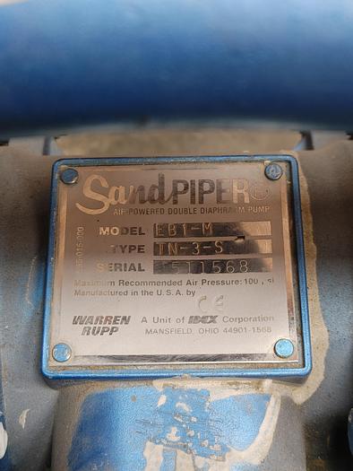 Used Sandpiper EB1-M TN-3-S 511568 Diaphram Pump(c)