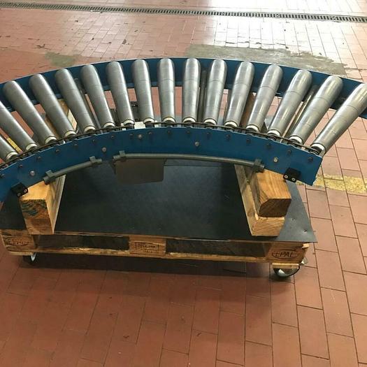 Gebraucht BLUME Rollenbahn Kurve/ Förderband Kurve 90 ° Blume
