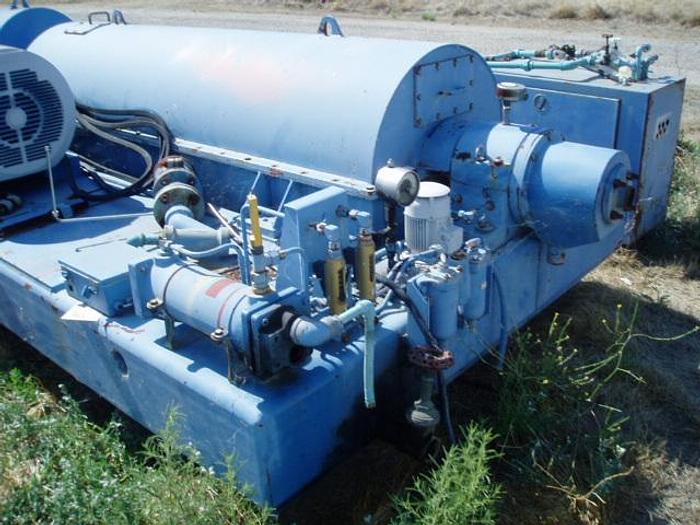Used Centrifuge, Decanter, Humbolt-Wedag, Mdl B-3, 100 HP, C/st, #S732945