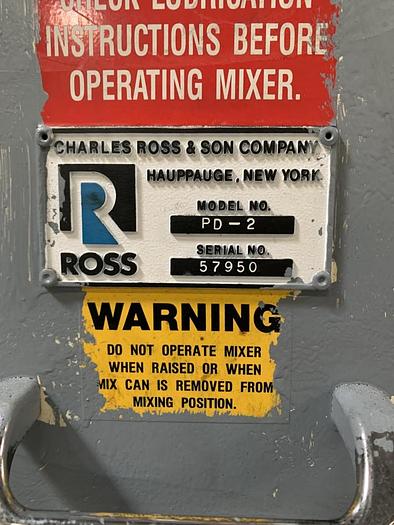 Used 2 GALLON ROSS POWERMIX - MODEL PD-2