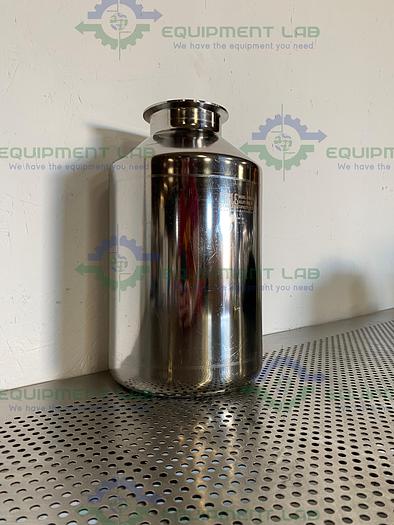Used Eagle Stainless BTBEP-21 316L Stainless Steel 10 Liter Bottle w/ 4" Sanitary Fit