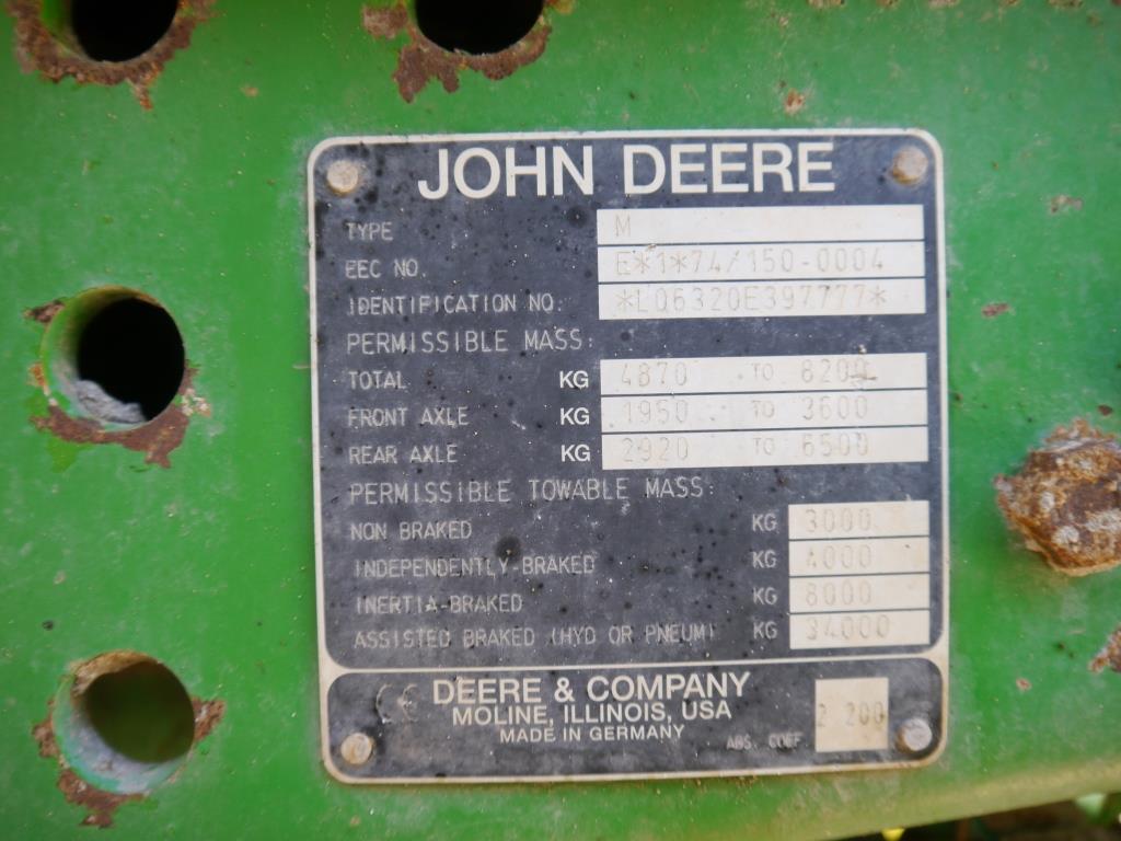 Used John Deere 6320 SE 4wd Tractor